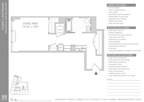 88 Regent Street Studio-2 Beds Apartment for Rent - Photo Gallery 38